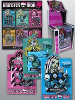 BRANSOLETKA  MONSTER HIGH 6 WZ.OR. MATERIAŁ+BROSZKI (SPRZEDAŻ PO 12 )