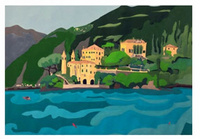 Malowanie Po Numerach Willa Jezioro 50X40 Cm Na Ramie