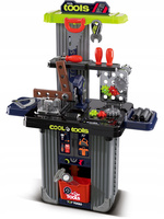 Narzędzia Dla Dzieci W Przenośnej Szarej Walizce Z Akcesoriami Zestaw