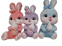 ZAJĄCZEK KRÓLICZEK MASKOTKA PLUSZAK Z BUTELKĄ BABY 40 cm