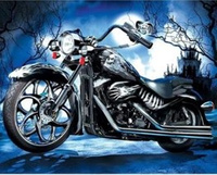 MALOWANIE PO NUMERACH motocykl