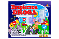 Gry Planszowe Bezpieczna Droga - Gra Fizyczna Dla Najmłodszych Edukacyjna