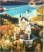 Malowanie Po Numerach Zamek W Alpach Jesienią