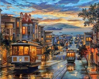 Diamentowa Mozaika Tramwaje 30x40
