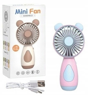 Wiatraczek Ręczny Mały Wentylator Poręczny Ładowany Usb Fan