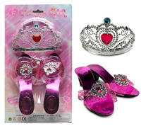 ZESTAW MAŁEJ KSIĘŻNICZKI WRÓŻKI - DIADEM PANTOFELKI DLA DZIEWCZYNKI