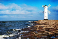 Malowanie Po Numerach Świnoujście Stawa Młyny Nad Morzem 40X50 Z Ramą