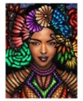 Diamentowa Mozaika Kobieta 30x40