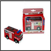 AUTO METAL WÓZ STRAŻACKI Z DŹWIĘKIEM wycofany
