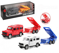 AUTO SŁUŻB DROGOWYCH, pak 108 
mix trzech kolorów aut i przyczepek, 
wymiary auta: 5 x 25,5 x 9 cm, 
wymiary opakowania: 7,5 x 35 x 10 cm