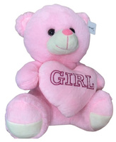 PLUSZ MIŚ RÓŻOWY Z SERDUSZKIEM GIRL, pak 70 
zabawka pluszowa 35 cm,