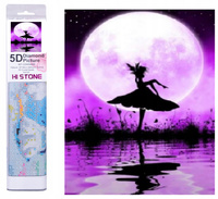 Diamentowa Mozaika Baletnica Nad Stawem Haft 30x40CM