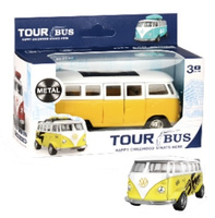 Auto Metalowe Bus Ogórek Mechanizm Pull-Back Światło