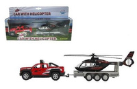 Auto terenowe z helikopterem przyczepą wytrzymałe