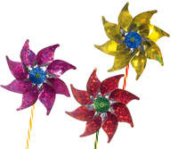 WIATRAK 16cm HOLOGRAF GWIAZDKI SZPIC PLA* OP 72/864