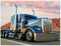 Diamentowa Mozaika Cięzarówka , Auto,Truck 30x40cm