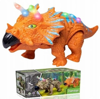 Dinozaur Elektryczny Chodzący Triceratops Ze Światłem I Dźwiękiem