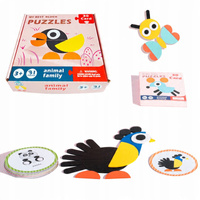 Mozaika Układanka Puzzle Zwierzęta Edukacyjna Rozwijająca Dla Dzieci