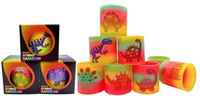 TĘCZOWA SPRĘŻYNKA FIDGET DINOZAURY SPRĘŻYNA