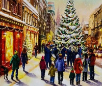 Malowanie Po Numerach Przy Choince 40X50