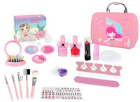 ZESTAW PIĘKNOŚCI KOSMETYKÓW MALOWIDŁA W KUFERKU DLA DZIEWCZYNEK