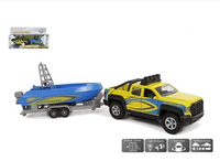 AUTO PICK-UP METAL NAPĘD ŚWIATŁO/DŹWIĘK Z ŁODZIĄ