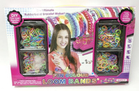 GUMKI DO ROBIENIA BRANSOLETEK LOOM BANDS I KLIPSY