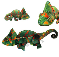 Maskotka Kameleon Przytulanka Miła W Dotyku 50 Cm Pluszowy Zwierzak