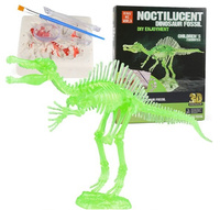 SKAMIELINA DINOZAUR SPINOZAUR MODEL SZKIELETU ŚWIECĄCY W CIEMNOŚCI, pak 48/24, 
pudełko zawiera model świecący w ciemnościach do wydobycia. w zestawie dłuto, lupka i pędzelek  
wymiar szkieletu: 22 x 4,5 x 11,5 cm
wymiar pudełka: 15,5 x 4,5 x 19,5 cm
