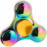 Fidget Spinner Metalowy Kolorowy Oryginalny Antystresowy