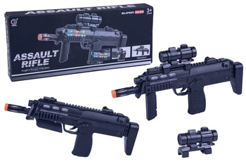 KARABIN B/O ASSAULT RIFLE KARTON PAK 120/60
Wymiary 33,5x4,5x14,5 cm
Waga 271 g