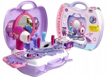 Zestaw Fryzjerski W Walizce - Stolik Z Lustrem
