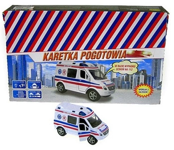 AUTO METAL*12 POGOTOWIE VAN 11 CM POLSKI GŁOS BOX