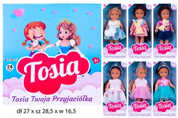 UROCZA LALKA DLA DZIEWCZYNKI TOSIA TWOJA PRZYJACIÓŁKA