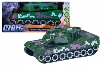 Czołg Omijający Przeszkody Na Baterie Zabawka Dla Dzieci Militaria