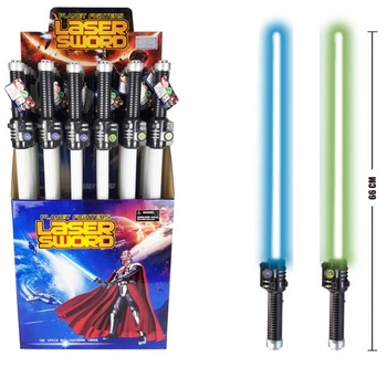 MIECZ ŚWIETLNY Z DŹWIĘKIEM AŻ 68 CM JAK LASEROWY