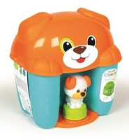 Wiaderko Pies i Szczeniaczek Clementoni Klocki dla dzieci