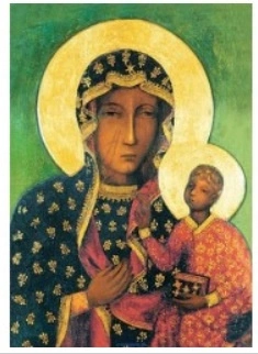 Diamentowa Mozaika Święta Matka Częstochowska 30x40Cm Kreatywne Diamenty