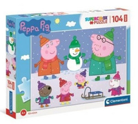 PUZZLE MAXI 104 PEPPA NA SANKACH