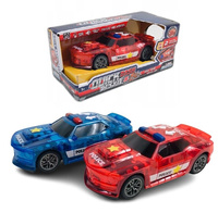 AUTO ŚWIECĄCE POLICYJNE LIGHT TRUCK SPORT, pak 60 
dwa warianty kolorystyczne, światło, dźwięk,heavy music, przyciski na dachu, jazda demo
świecaca karoseria, 
wymagane baterie: 3* AA (nie są zawarte w zestawie)
wymiary opakowania: 34,5 x 15,8 x 18,3 cm
