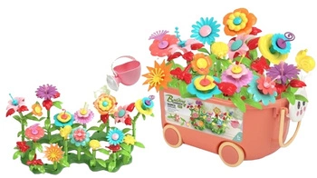 KLOCKI OGRÓD W WÓZECZKU 102 ELEMENTY, pak 36 
zestaw 102 elementów, kompatybilny z innymi klockami z serii, zapakowane w wózeczek, 
wymiary pudełka: 26,5 x 14 x 18 cm
