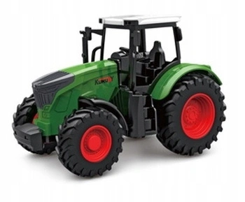 Traktor Model W Kolorze Zielonym Do Zabawy Z Czerwonymi Felgami