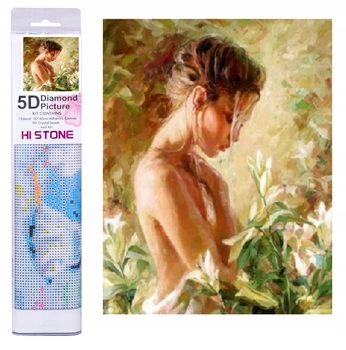 Diamentowa Mozaika Haft Diamentowy Akt Kobiety 30X40CM