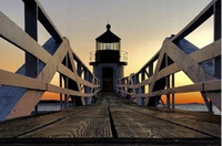 Diamentowa Mozaika Latarnia Na Molo 30x40 Cm Kreatywne Diamenty