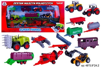 ZESTAW FARMERA12SZT TRAKTORY MASZYNY ROLN. KOMBAJN