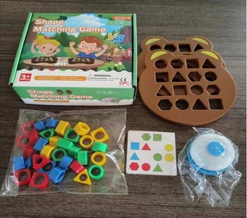 EDUKACYJNA GRA MONTESSORI DOPASOWYWANIE KSZTAŁTÓW WZORÓW