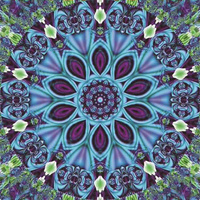 Diamentowa Mozaika 7d Mandala Koło W Kwadracie 30x40