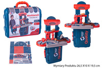 Warsztat narzędzia w walizce na kółkach 3w1