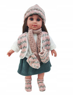 Lalka Słodka Maja Z Kamizelką, Rękawiczkami I Różowym Szalikiem Zabawka