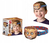 Latarka Czołówka Dla Dzieci Lew Różne Tryby Świecenia SOS Regulowana